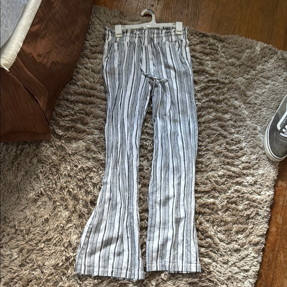 Striped Flare Pants